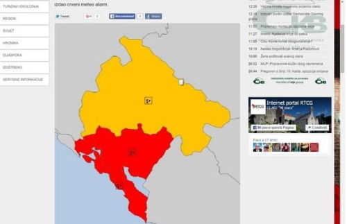 Mali i Zi paralajmëron përmbytje në zonën e Shkodrës