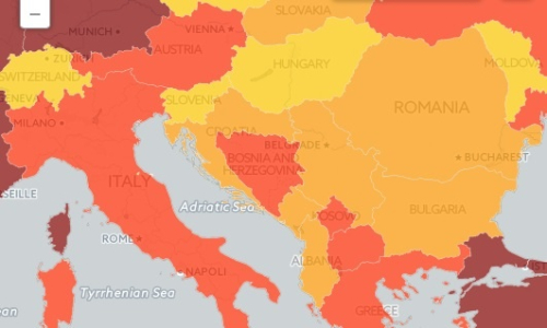 Lista e 43 vendeve më të ekspozuara nga terrorizmi, Shqipëria në nivelin 2 të rrezikut