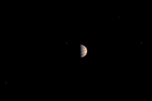 Jupiteri i fotografuar nga sonda Juno, 5.3 milion km larg