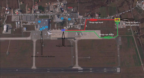 5 te ndaluar për grabitjen në Aeroport, punonjës të kompanisë konçesionare dhe një shoqërues i parave