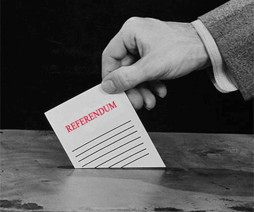 Referendumi si procedurë krejtësisht demokratike