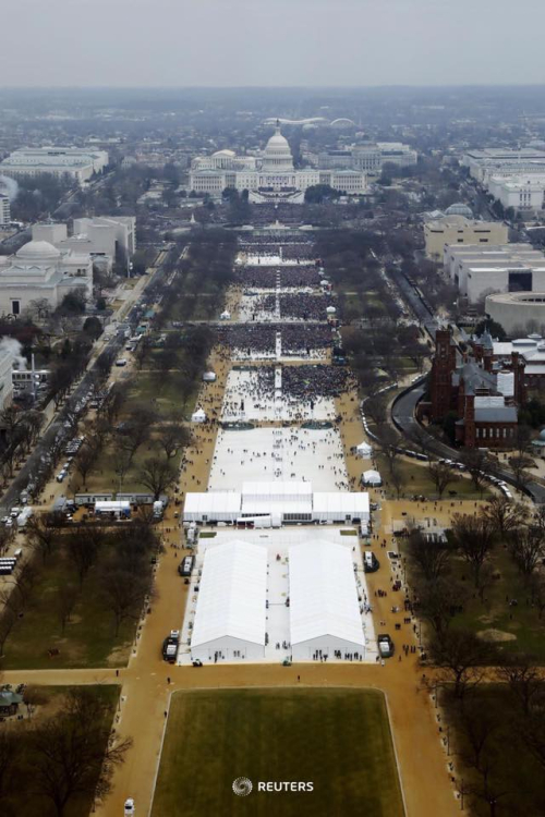 Trump thotë se ishin 1 milionë, media 250 mijë