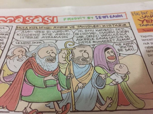 Erdogan urdhëron mbylljen e një reviste satirike, pas publikimit të karikaturës së Moisiut