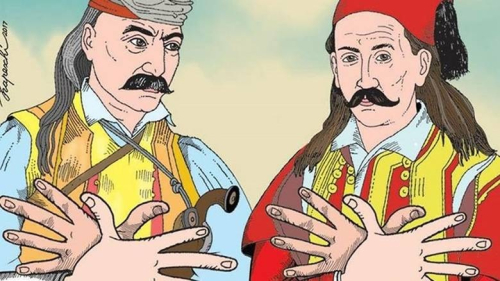 Një shembull si CNN Greek lexon nacionalizmin shqiptar dhe Bujar Kapexhiun
