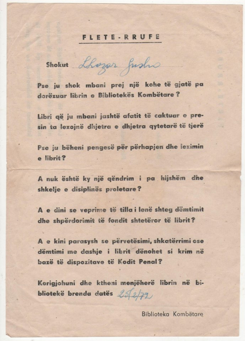 Fletërrufeja për Lasgushin