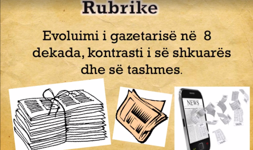 Dy gazetari - a qëndron krahasimi?