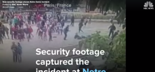 Video e sulmit në Paris