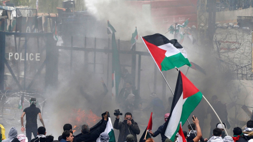 Jeruzalemi kryeqytet/Protesta të dhunshme në Liban