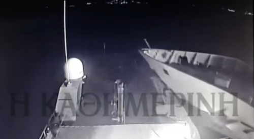 Video e incidentit në Egje mes anijeve greke e turke