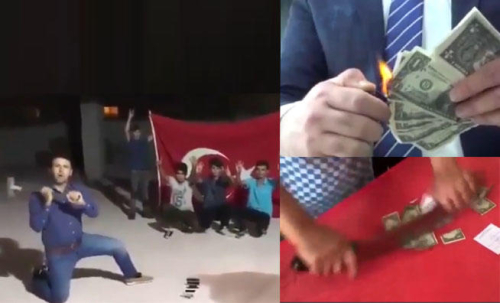 Turqit, "luftë" dollarit me hanxharë dhe vare