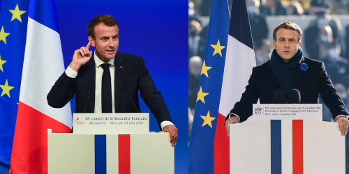 Macron ndryshon "fshehurazi" flamurin francez