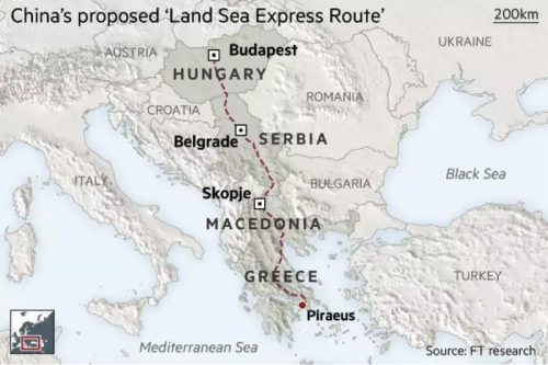 Budapest-Athinë, Greqia bëhet pjesë e projektit hekurudhor Danub-Egje