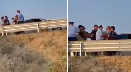 Po të qëllohet me pëllëmbë apo pështyhet në surrat një polic, çfarë mase aplikohet?