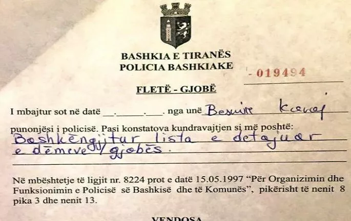 Gjoba e Bashkisë për PD-në rrëzohet në gjykatë