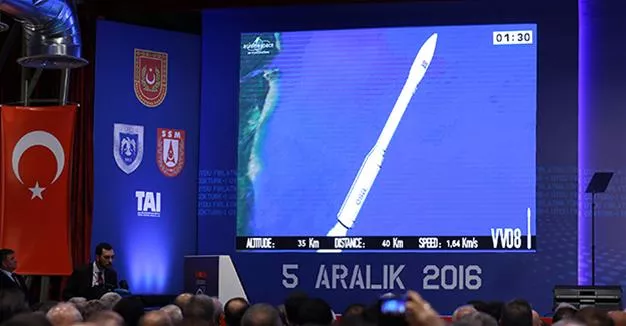 Turqia lëshon satelitin e dytë në hapësirë/GÖKTÜRK-1 do të shërbejë për mbledhje të dhënash