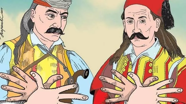 Një shembull si CNN Greek lexon nacionalizmin shqiptar dhe Bujar Kapexhiun
