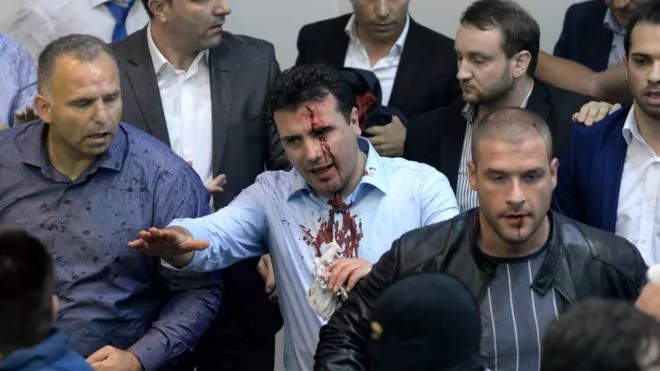 Kriza në Ballkan kalon vetëm nga dhuna - Maqedonia