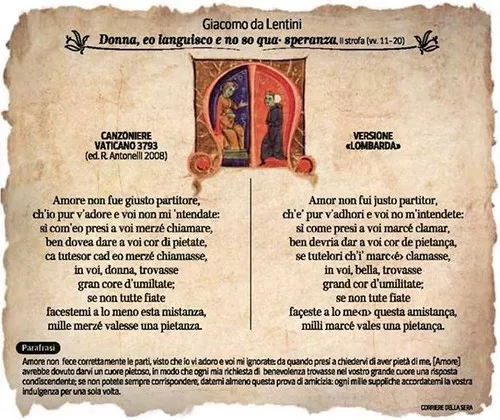 Dante humb atësinë. Gjuha italiane lindi në Siçili
