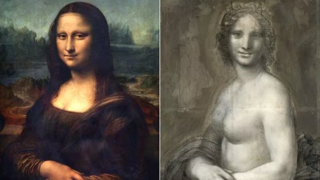 Monna Vanna, "skicë" e Mona Lisas