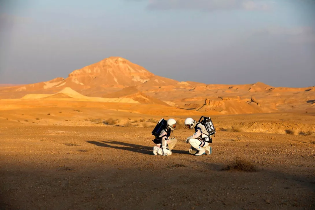 Marsi i simuluar në Negev të Izraelit
