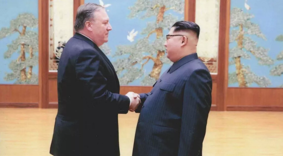 Fotolajm/Publikohet takimi Pompeo-Kim Jong Un