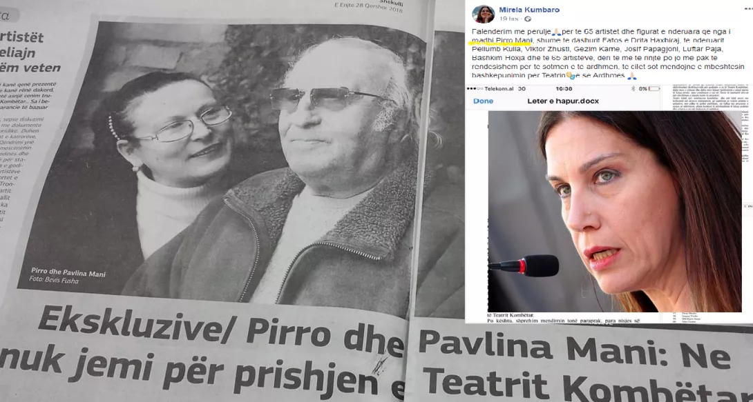 Ka ndonjë detyrim për ndjesë Ministrja e Kulturës për lajmin e rremë të firmës së Manit?