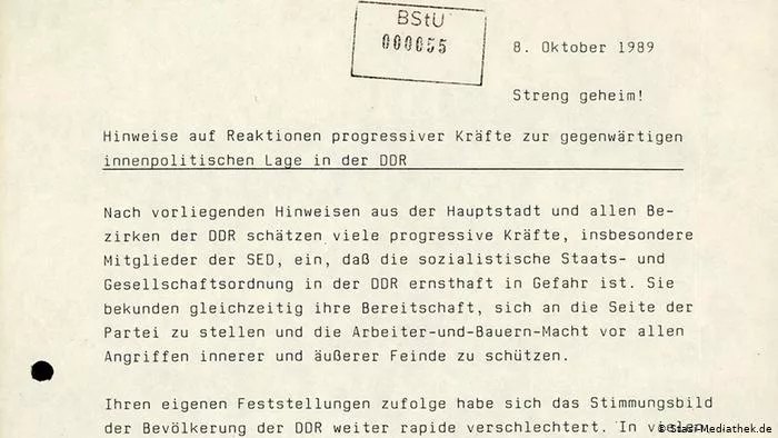 Protokollet e fundit: Si e përjetoi Stasi fundin e RDGJ-së