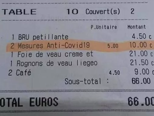 Koronavirusi në faturë