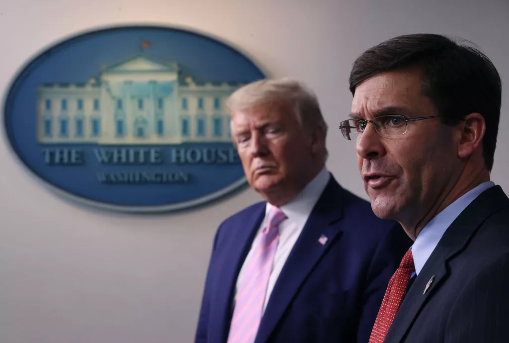 Trump shkarkon nga detyra Sekretarin e Mbrojtjes, Mark Esper