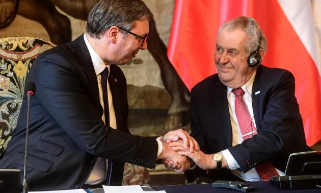 Ministria e Jashtme Çeke: Deklaratat e Zeman në Serbi nuk përfaqësojnë qëndrimin zyrtar