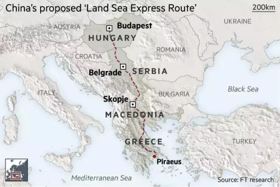 Budapest-Athinë, Greqia bëhet pjesë e projektit hekurudhor Danub-Egje